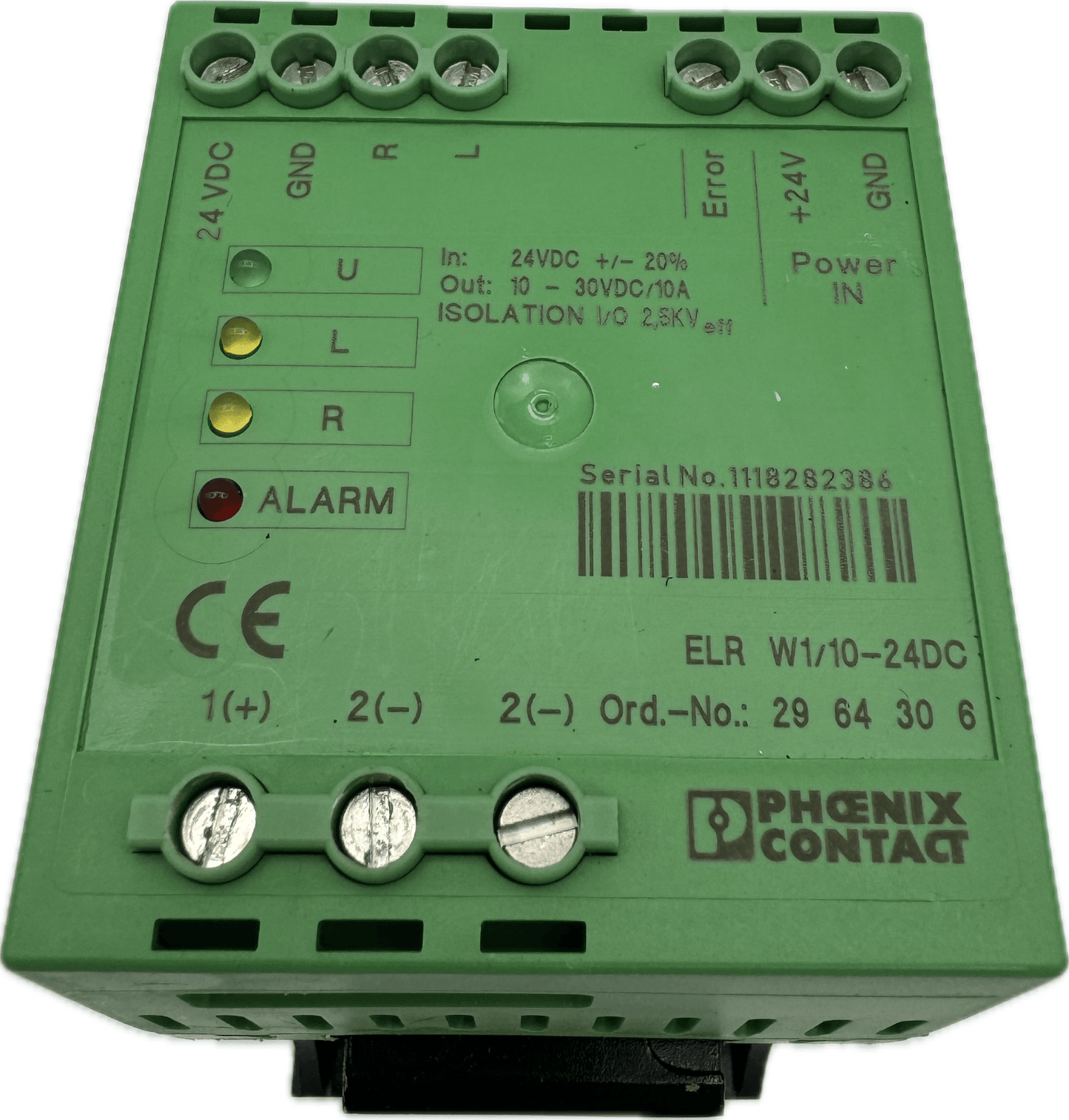 PHOENIX CONTACT | ELR W1/10-24DC | 29 64 30 6