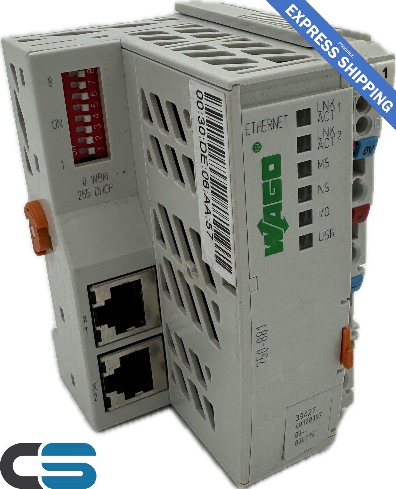 WAGO | 750-881 | Ethernet-Controller | 100MBit 2Port 24VDC