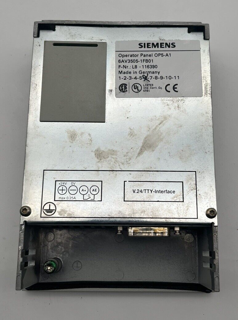 Siemens Simatic Coros | 6AV3505-1FB01 | OP5 OP5-A1 | #K3 GEB | 6AV3 505-1FB01